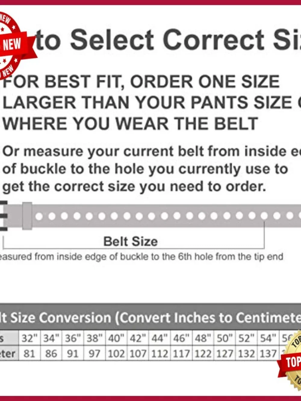 Casual Riveted Studded Leather Belt - 1.5
